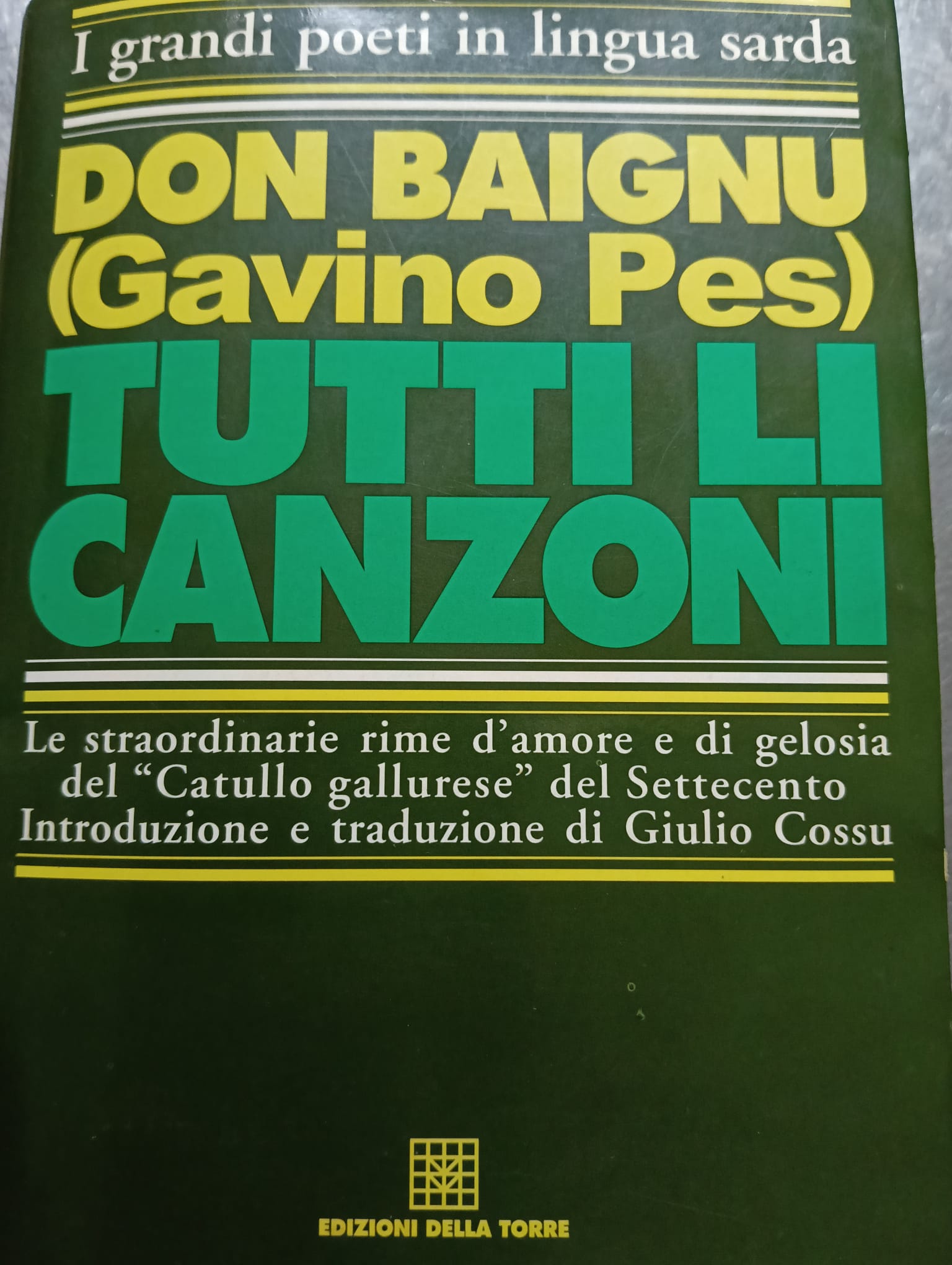 Copertina Libro Tutti Li Canzoni - Don Baignu